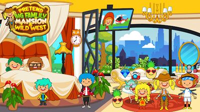 Скачать взломанную My Pretend Family Mansion [Много монет] MOD apk на Андроид