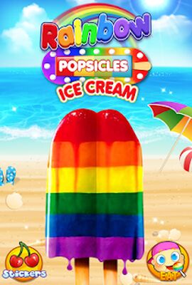 Скачать взломанную Rainbow Ice Cream & Popsicles [Много денег] MOD apk на Андроид