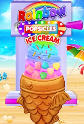 Скачать взломанную Rainbow Ice Cream & Popsicles [Много денег] MOD apk на Андроид