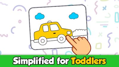 Скачать взломанную Baby Coloring games for kids with Glow Doodle [Мод меню] MOD apk на Андроид