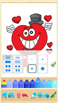 Скачать взломанную Валентина любовь игра цвета [Много монет] MOD apk на Андроид