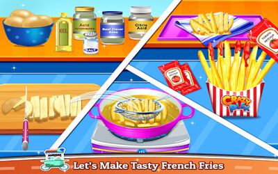 Скачать взломанную Уличная еда - кулинарная игра [Много монет] MOD apk на Андроид