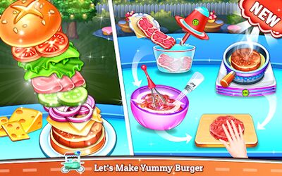 Скачать взломанную Уличная еда - кулинарная игра [Много монет] MOD apk на Андроид