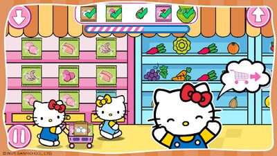 Скачать взломанную Hello Kitty: Игра Супермаркет [Много денег] MOD apk на Андроид