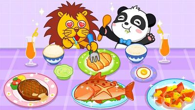 Скачать взломанную Панда-повар - кухня для детей [Мод меню] MOD apk на Андроид