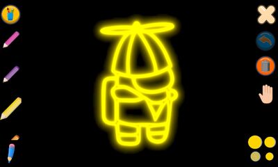 Скачать взломанную Coloring Book: Among Us fanart [Бесплатные покупки] MOD apk на Андроид