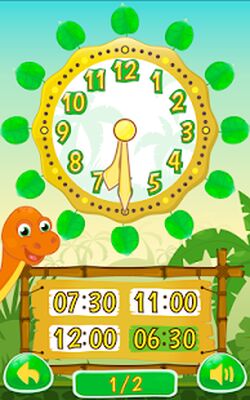 Скачать взломанную DinoTime: Обучение времени по часам для детей [Бесплатные покупки] MOD apk на Андроид