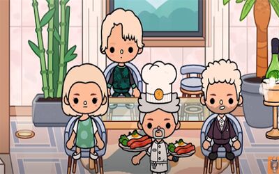 Скачать взломанную Toca Life World Town Fashion [Мод меню] MOD apk на Андроид