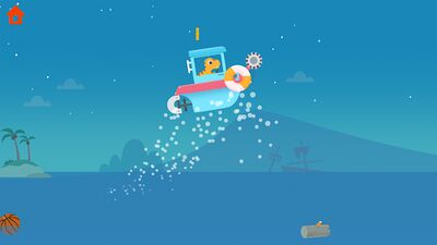 Скачать взломанную Динозаврик в Патрульной Лодке [Много монет] MOD apk на Андроид