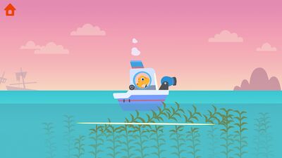 Скачать взломанную Динозаврик в Патрульной Лодке [Много монет] MOD apk на Андроид