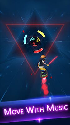 Скачать взломанную Cyber Surfer: EDM & Skateboard [Мод меню] MOD apk на Андроид