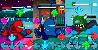 Скачать взломанную FNF Imposter Among Us: Friday Night Funkin Mod [Много монет] MOD apk на Андроид