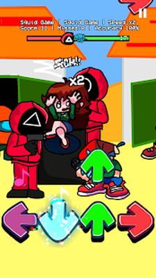 Скачать взломанную Squid game in FNF mod [Мод меню] MOD apk на Андроид