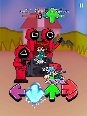 Скачать взломанную Squid game in FNF mod [Мод меню] MOD apk на Андроид