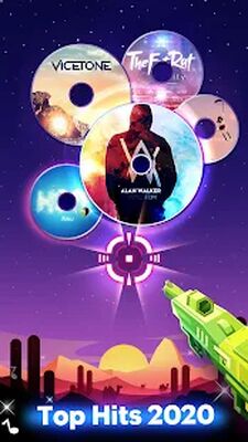 Скачать взломанную Огневой бит - Мusic и стрельба [Много монет] MOD apk на Андроид