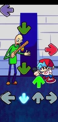 Скачать взломанную FNF Music Battle Mod Baldi [Много денег] MOD apk на Андроид
