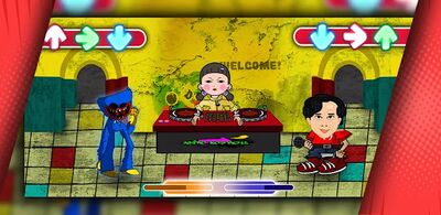 Скачать взломанную Huggy Wuggy FNF Playtime mod [Много монет] MOD apk на Андроид
