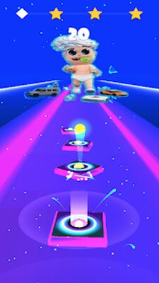Скачать взломанную Влад бумага A4-Kids Dancing Tiles Hop [Мод меню] MOD apk на Андроид