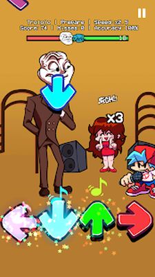 Скачать взломанную Trollge FNF mod - Music arrow [Много денег] MOD apk на Андроид