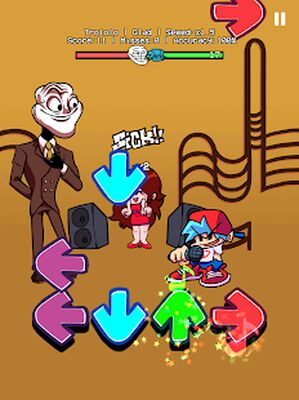 Скачать взломанную Trollge FNF mod - Music arrow [Много денег] MOD apk на Андроид