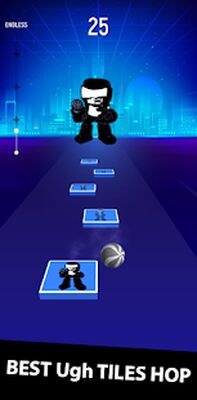 Скачать взломанную Ugh Tiles Hop Dance: Friday Funny Music [Много монет] MOD apk на Андроид