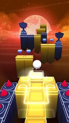 Скачать взломанную Водная гонка 3d: Музыкальная игра [Много монет] MOD apk на Андроид