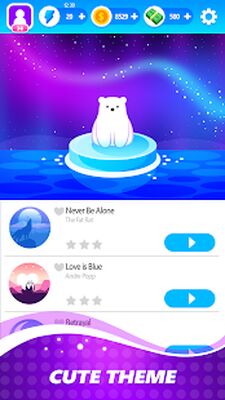 Скачать взломанную Catch Tiles Magic Piano Game [Бесплатные покупки] MOD apk на Андроид