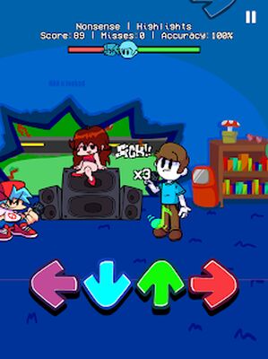 Скачать взломанную FNF Nonesense music fight [Много денег] MOD apk на Андроид