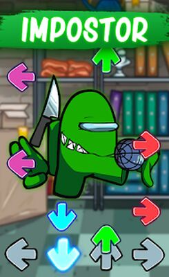 Скачать взломанную Impostor FNF Mod Among Us [Много монет] MOD apk на Андроид