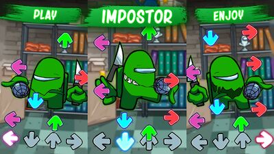 Скачать взломанную Impostor FNF Mod Among Us [Много монет] MOD apk на Андроид