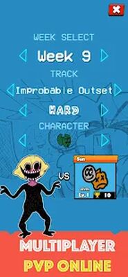 Скачать взломанную FNF multiplayer pvp online [Много монет] MOD apk на Андроид