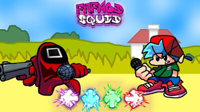 Скачать взломанную Imposter FNF: Squid Mod [Много денег] MOD apk на Андроид