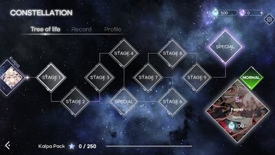 Скачать взломанную KALPA - Original Rhythm Game [Бесплатные покупки] MOD apk на Андроид