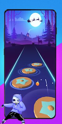 Скачать взломанную Sans Undertale songs - Edm Hop Dance tiles [Много денег] MOD apk на Андроид