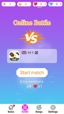 Скачать взломанную Piano Tiles Hop 2: Ball Rush [Много денег] MOD apk на Андроид