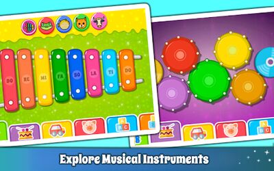 Скачать взломанную Baby Piano Games & Music for Kids & Toddlers Free [Много денег] MOD apk на Андроид