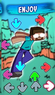 Скачать взломанную Herobrine FNF Mod [Бесплатные покупки] MOD apk на Андроид