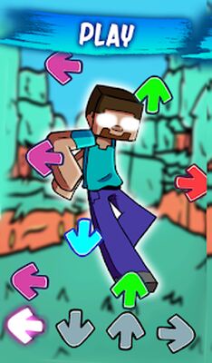 Скачать взломанную Herobrine FNF Mod [Бесплатные покупки] MOD apk на Андроид