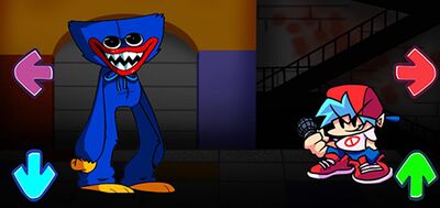 Скачать взломанную fnf vs Huggy Wuggy: Night Mod [Много денег] MOD apk на Андроид