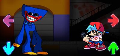 Скачать взломанную fnf vs Huggy Wuggy: Night Mod [Много денег] MOD apk на Андроид
