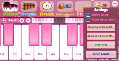 Скачать взломанную Pink Piano [Много денег] MOD apk на Андроид