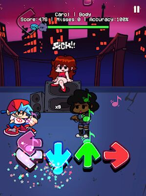 Скачать взломанную Carol and Whitty date story FNF [Много монет] MOD apk на Андроид