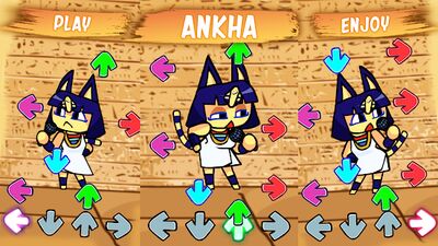 Скачать взломанную Ankha FNF Mod [Бесплатные покупки] MOD apk на Андроид