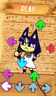 Скачать взломанную Ankha FNF Mod [Бесплатные покупки] MOD apk на Андроид
