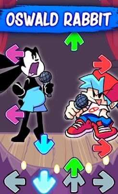 Скачать взломанную Oswald Rabbit vs FNF mod [Много денег] MOD apk на Андроид