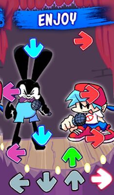 Скачать взломанную Oswald Rabbit vs FNF mod [Много денег] MOD apk на Андроид