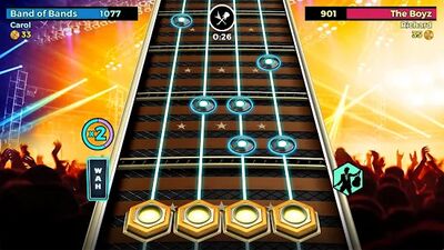Скачать взломанную Guitar Band Battle [Бесплатные покупки] MOD apk на Андроид