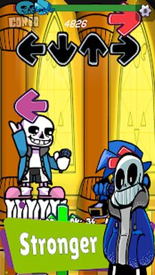 Скачать взломанную Sans FNF DUSTALLE Mod [Бесплатные покупки] MOD apk на Андроид