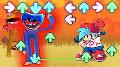Скачать взломанную Huggy Wuggy vs FNF : Playtime mod [Много денег] MOD apk на Андроид