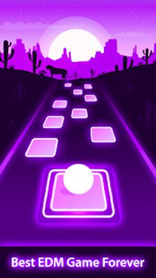 Скачать взломанную Magic Ball Tiles Hop Music Run [Много монет] MOD apk на Андроид